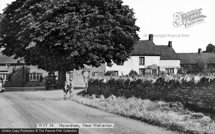 Photo of Haversham, Village c.1955