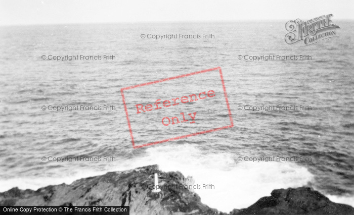 Photo of Hawaii, Halona Point, Blowhole And Marker c.1930