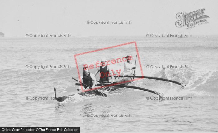 Photo of Hawaii, Honolulu, Outrigger Canoe c.1935