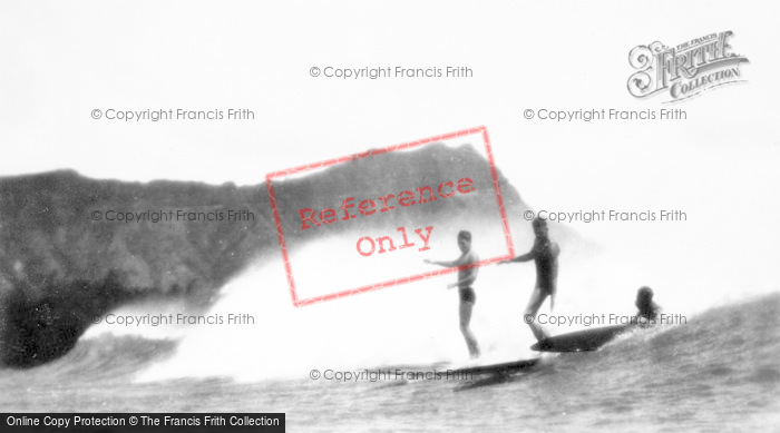 Photo of Hawaii, Honolulu, Surfing At Waikiki c.1935