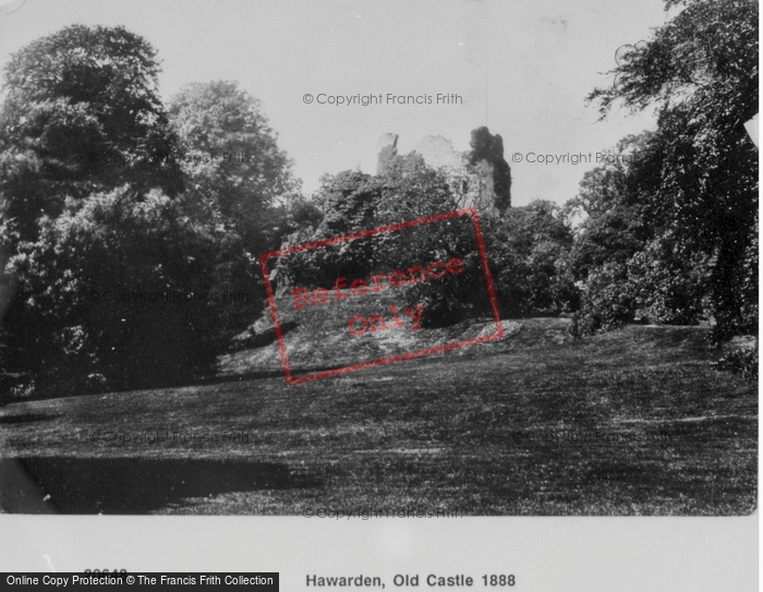 Photo of Hawarden, Old Castle 1888