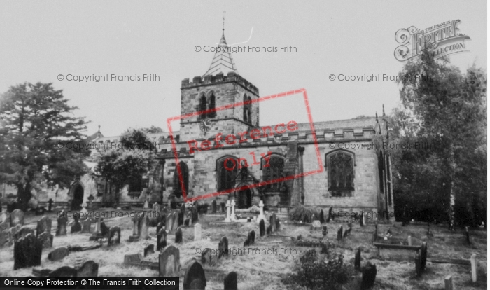 Photo of Hawarden, St Deiniol's Church c.1955