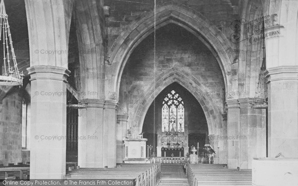 Photo of Hawarden, St Deiniol's Church Interior c.1900