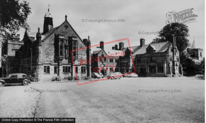 Photo of Hawarden, St Deiniol's Library c.1955