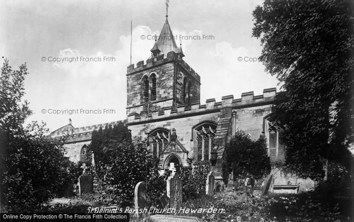 Photo of Hawarden, St Deiniol's Parish Church c.1935