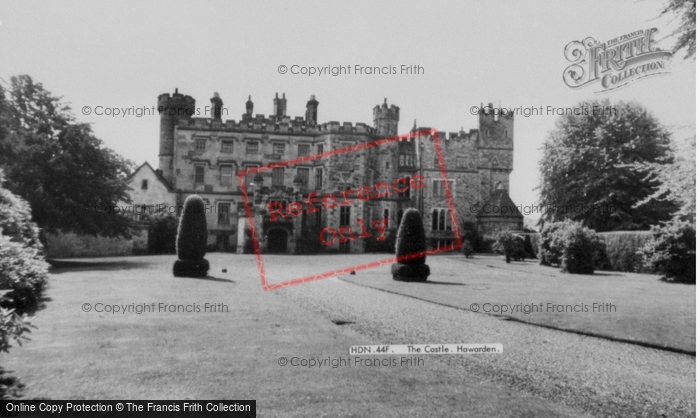 Photo of Hawarden, The Castle c.1955