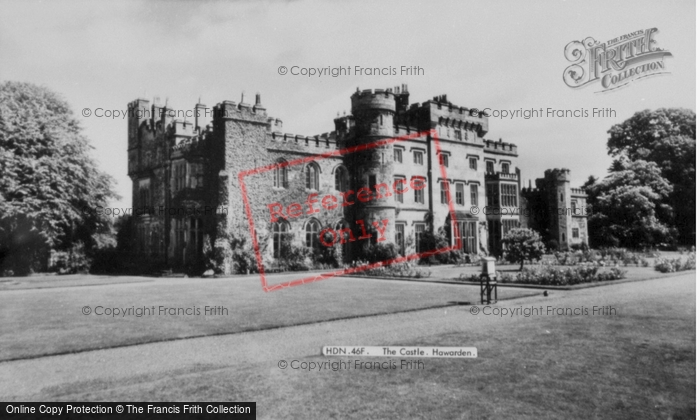 Photo of Hawarden, The Castle c.1955