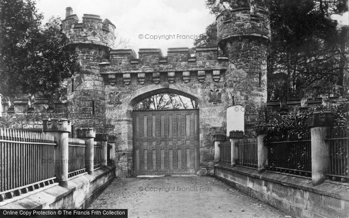 Photo of Hawarden, The Castle Gates c.1935