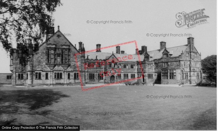 Photo of Hawarden, The Library c.1960