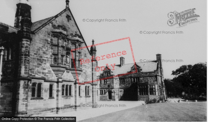 Photo of Hawarden, The Library c.1960