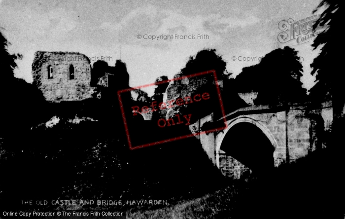 Photo of Hawarden, The Old Castle And Bridge c.1935