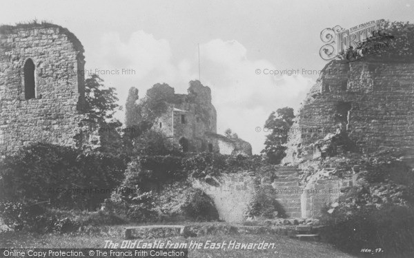 Photo of Hawarden, The Old Castle From The East c.1935