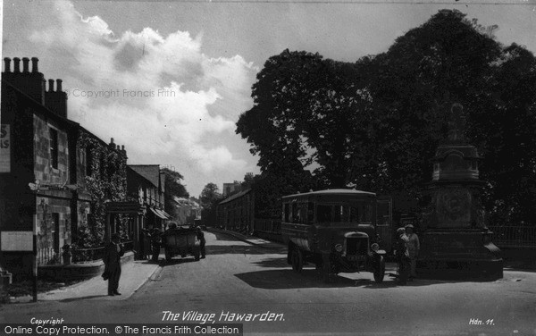 Photo of Hawarden, The Village c.1935