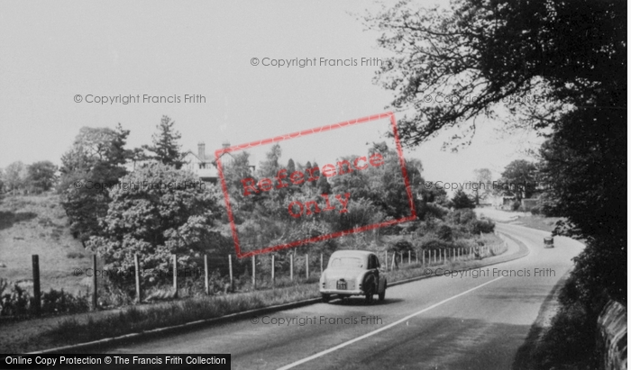 Photo of Hawarden, Wrexham Road c.1955