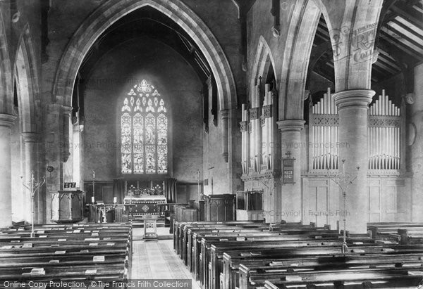 Photo of Hawes, Church Interior 1906
