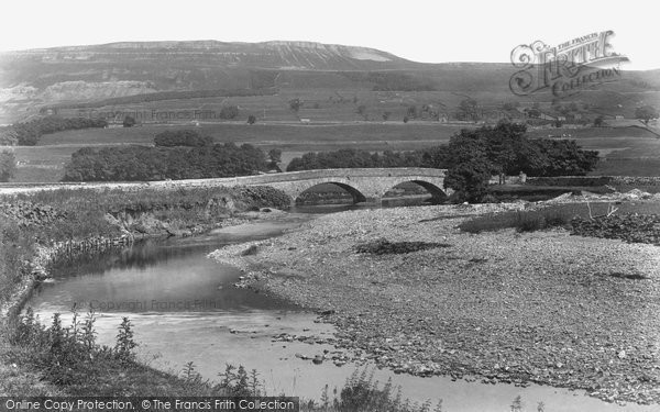 Photo of Hawes, New Bridge And Stag Fell 1900