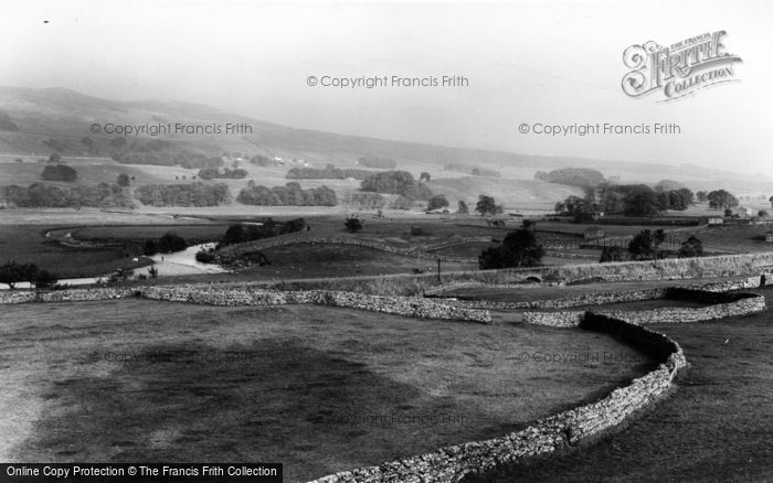 Photo of Hawes, River Ure c.1965