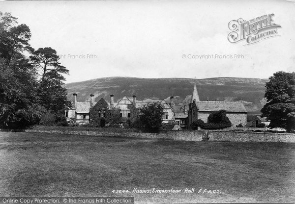 Photo of Hawes, Simonstone Hall 1900