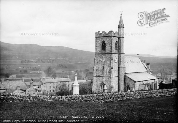 Photo of Hawes, St Margaret's Church 1889