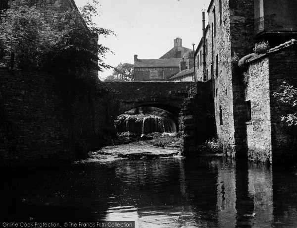 Photo of Hawes, The Bridge And Waterfall c.1955