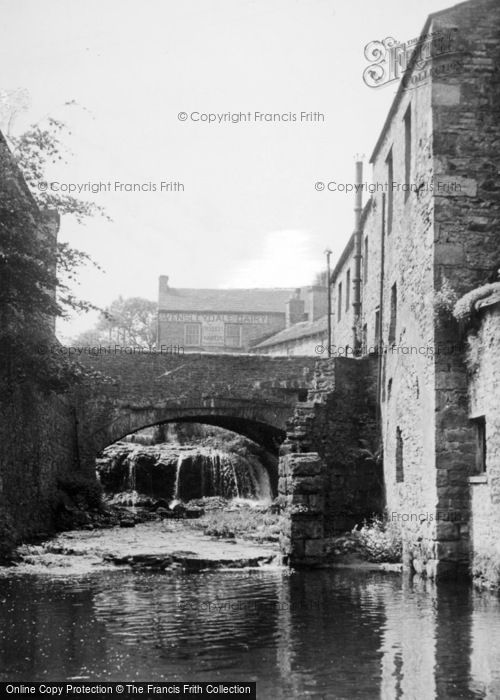 Photo of Hawes, The Bridge And Waterfall c.1955