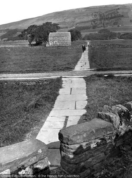 Photo of Hawes, The Flagged Path To Hardrow 1925