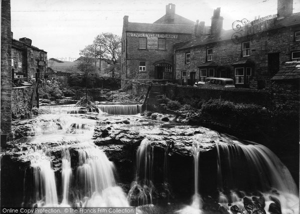 Photo of Hawes, The Waterfall From The Bridge c.1935