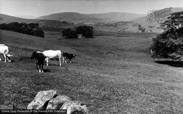 Photo of Hawes, Wensleydale Looking West c.1955