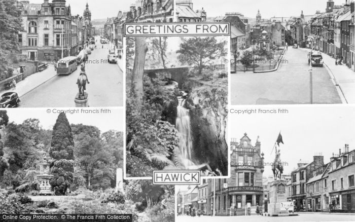 Photo of Hawick, Composite c.1955