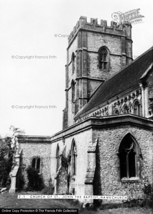 Photo of Hawkchurch, Church Of St John The Baptist c.1950