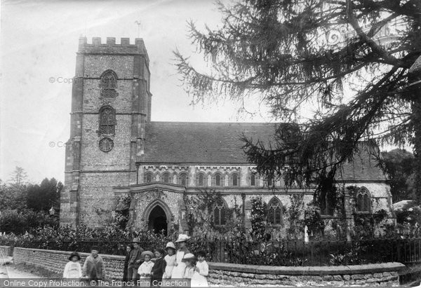Photo of Hawkchurch, St John The Baptist Church 1892