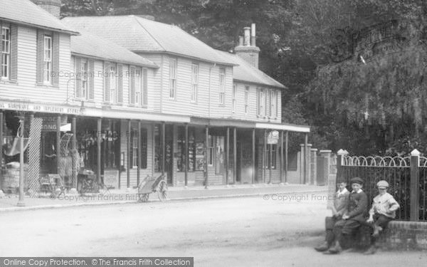 Photo of Hawkhurst, Boys And The Colonnade 1902
