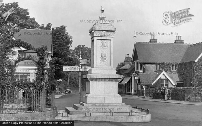 Photo of Hawkhurst, War Memorial 1925