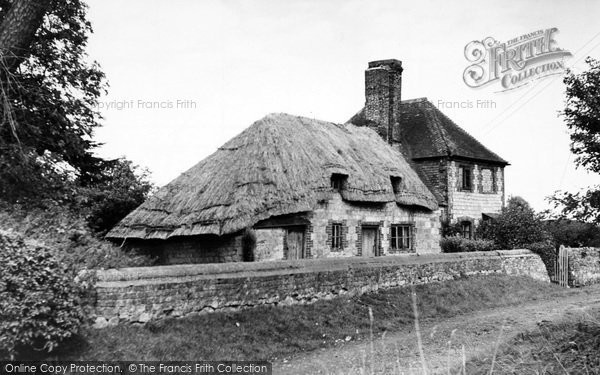 Photo of Hawkley, Old Cottages c.1955