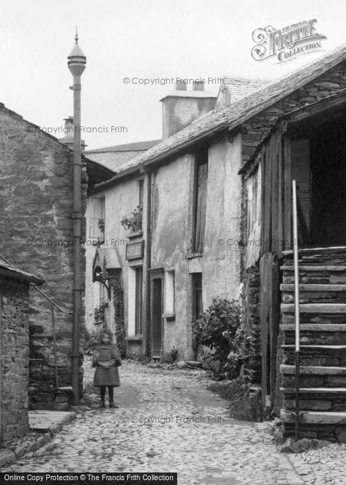 Photo of Hawkshead, A Lane 1896