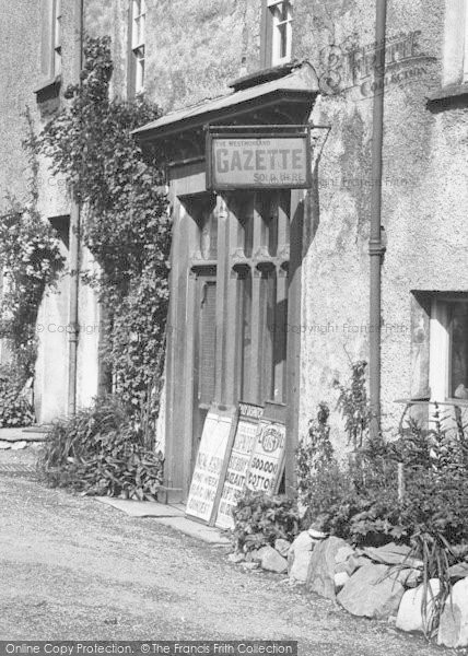 Photo of Hawkshead, A Shop In Laburnum Street 1929