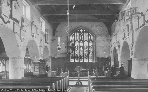 Photo of Hawkshead, Church Interior 1896