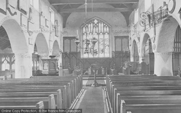 Photo of Hawkshead, Church Interior 1912
