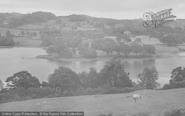 Photo of Hawkshead, Esthwaite Lake 1929