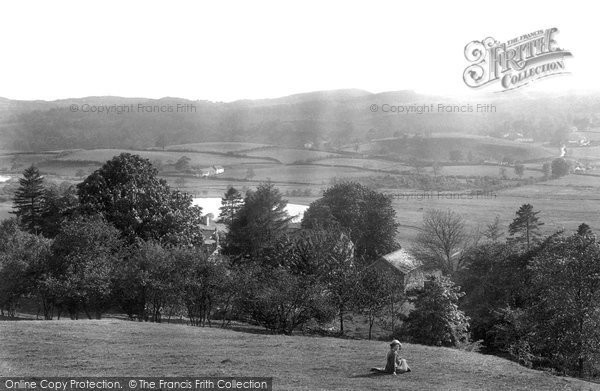 Photo of Hawkshead, Esthwaite Water, Roger Ground From Colthouse Heights 1912