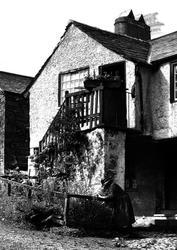 Old Lady, The Pillared Cottage 1930, Hawkshead