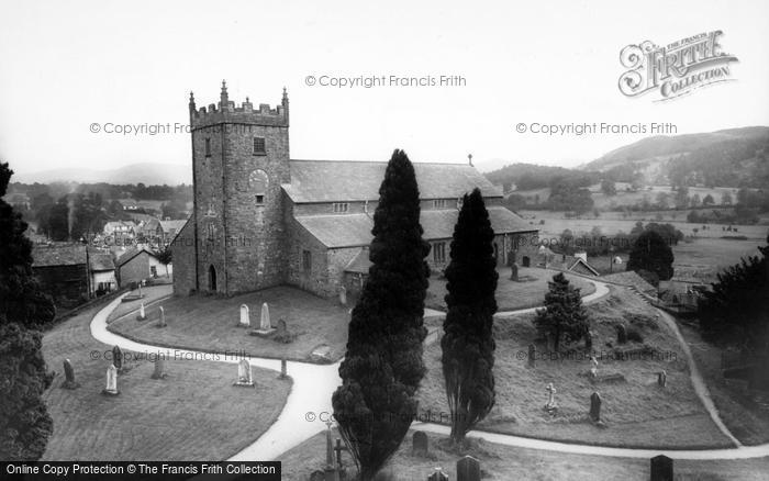 Photo of Hawkshead, The Church And Village c.1960