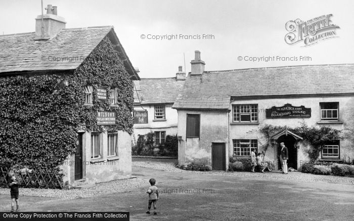 Photo of Hawkshead, The Old King's Arms Boarding House 1929