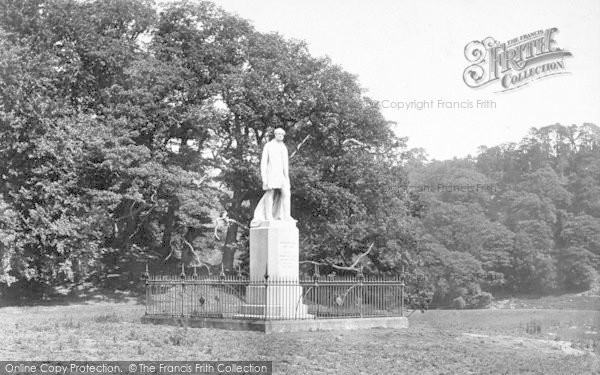 Photo of Hawkstone Park, Statue, 'viscount Hill' 1898