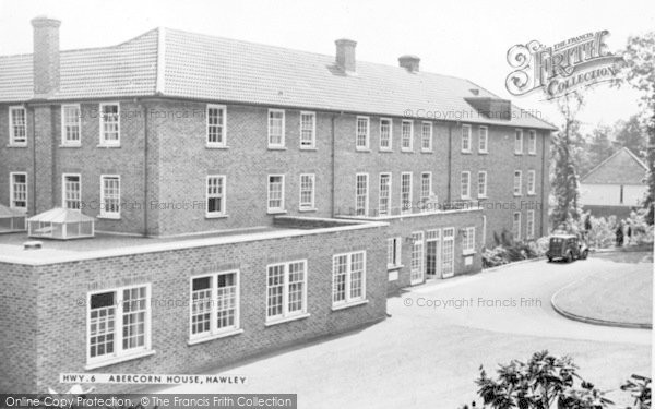 Photo of Hawley, Abercorn House c.1955