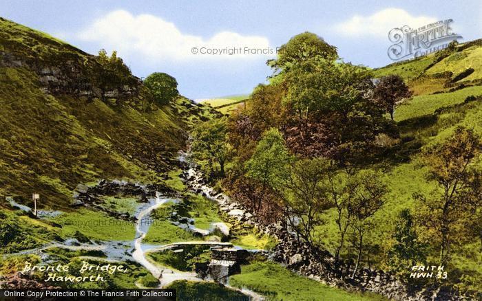 Photo of Haworth, Bronte Bridge c.1955