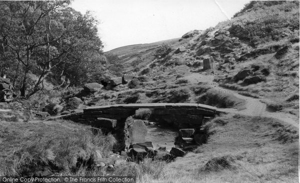 Photo of Haworth, Bronte Bridge c.1955