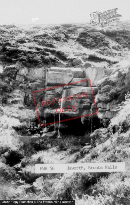 Photo of Haworth, Bronte Falls c.1955