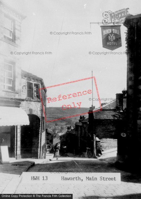Photo of Haworth, Main Street c.1955