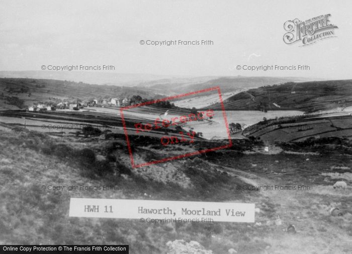 Photo of Haworth, Moorland View c.1955